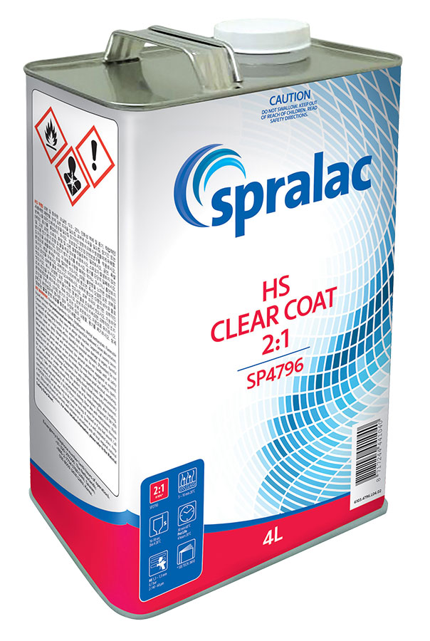 SPRALAC HS CLEAR COAT 4L ( SP4796) 